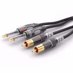 Informations techniques Couleur : noir Longueur de câble : 6.00 m Modèle de connecteur : droit Nombre de connecteurs A : 2 x ...