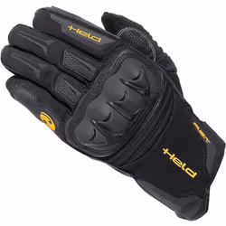 Held Sambia Gants de moto, noir, taille 3XL pour Hommes