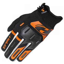 Held Hardtack Gants Motocross, noir-orange, taille M pour Hommes