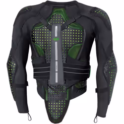 Held Kendo Veste de protection pour femmes, noir-vert, taille XL
