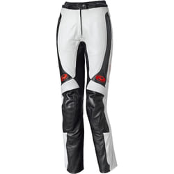 Held Sarana Pantalon en cuir de moto pour femmes, noir-blanc, taille 42