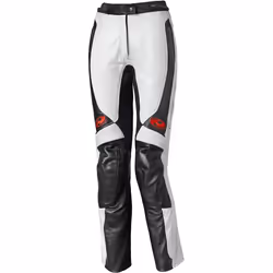 Held Sarana Pantalon en cuir de moto pour femmes, noir-blanc, taille 40