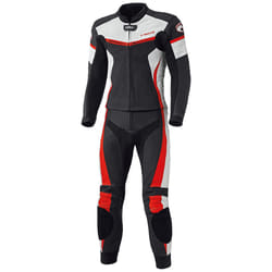 Held Spire Costume en cuir de moto de deux pièces, noir-rouge, taille 48 pour Hommes