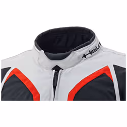 Held Zelda Veste textile de moto, gris-rouge, taille L pour Hommes