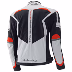 Held Zelda Veste textile de motocycle pour femmes, noir-blanc, taille S