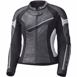 Held Debbie II Blouson en cuir de moto perforé pour femmes, noir-blanc, taille 2XL 46 - Vue supplémentaire 2