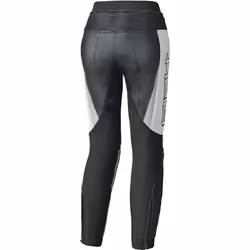 Held Lane II Pantalon en cuir de moto pour dames, noir-blanc, taille 42 pour Femmes - Vue supplémentaire 4