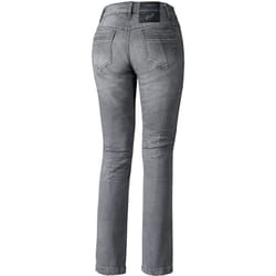 Held Crane Jeans de moto pour femmes, noir-gris, taille 34