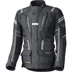 Held Hakuna II Veste textile de moto imperméable, noir-gris, taille S pour Hommes