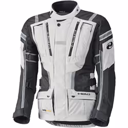 Held Hakuna II Veste textile de moto imperméable, noir-gris, taille S pour Hommes