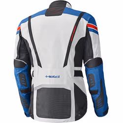 Held Hakuna II Veste textile de moto imperméable, gris-bleu, taille S pour Hommes