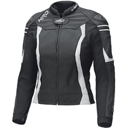Held Street 3.0 Veste en cuir de moto pour femmes, noir-blanc, taille S