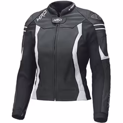 Held Street 3.0 Veste en cuir de moto pour femmes, noir-blanc, taille 38