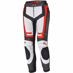 Held Rocket 3.0 Pantalon en cuir de moto pour femmes, blanc-rouge, taille 36