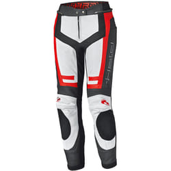 Held Rocket 3.0 Pantalon en cuir de moto pour femmes, blanc-rouge, taille 36