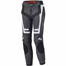 Held Rocket 3.0 Pantalon en cuir de moto pour femmes, noir-blanc, taille L