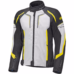 Held Smoke Veste textile de moto, gris-jaune, taille S pour Hommes