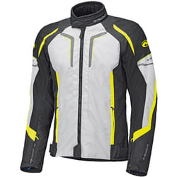 Held Smoke Veste textile de moto, gris-jaune, taille S pour Hommes