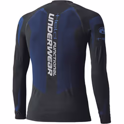 Held 3D Skin Cool Top Chemise fonctionnelle, noir-bleu, taille 2XL pour Hommes