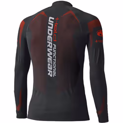 Held 3D Skin Warm Top T-Shirt fonctionnel, noir-rouge, taille XS pour Hommes