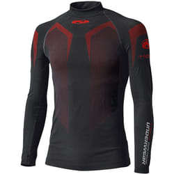 Held 3D Skin Warm Top T-Shirt fonctionnel, noir-rouge, taille M pour Hommes