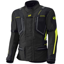 Held Zorro Veste textile de moto imperméable, noir-jaune, taille M pour Hommes