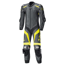 Held Race-Evo II Combinaison de cuir de moto One Piece, noir-jaune, taille 54 pour Hommes