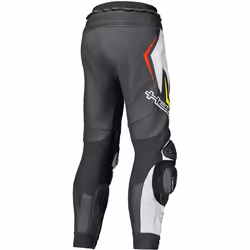 Held Grind II Pantalon de moto en cuir, noir-blanc-rouge, taille 54 pour Hommes