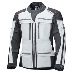 Held Atacama Top Blouson de moto en textile Gore-Tex, gris-rouge, taille 4XL pour Hommes