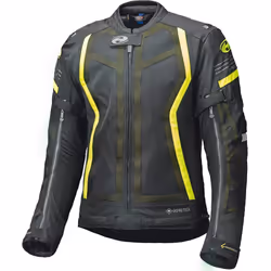 Held AeroSec Top Blouson textile de moto Gore-Tex, noir-jaune, taille L pour Hommes
