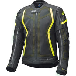 Held AeroSec Top Blouson textile de moto Gore-Tex, noir-jaune, taille L pour Hommes