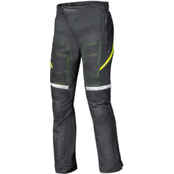 Held AeroSec Base Gore-Tex Pantalon textile imperméable, noir-jaune, taille 2XL pour Hommes
