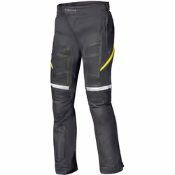 Held AeroSec Base Gore-Tex Pantalon textile imperméable, noir-jaune, taille 2XL pour Hommes