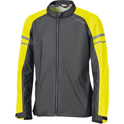 Held Rainstretch Veste de pluie, noir-jaune, taille XL pour Hommes