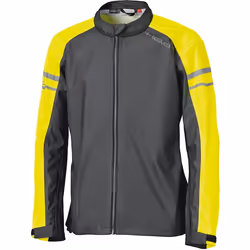Held Rainstretch Veste de pluie, noir-jaune, taille XS pour Hommes