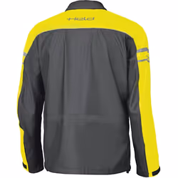 Held Rainstretch Veste de pluie, noir-jaune, taille XS pour Hommes