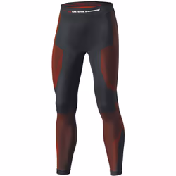 Held 3D Skin Warm Base Pantalon fonctionnel pour dames, noir-rouge, taille L pour Femmes