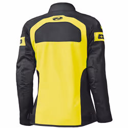 Held Tropic 3.0 Veste textile de moto en maille pour dames, noir-jaune, taille L pour Femmes