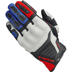 Held Hamada Gants Motocross, rouge-bleu, taille L pour Hommes