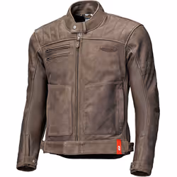 Held Hot Rock Veste de moto en cuir, brun, taille L pour Hommes