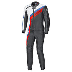 Held Medalist Costume en cuir de moto de deux pièces, noir-blanc-rouge-bleu, taille 98 pour Hommes