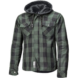 Held Lumberjack II Veste textile de moto, noir-vert, taille XL pour Hommes