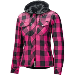 Held Lumberjack II Veste textile de moto de dames, noir-rose, taille XL pour Femmes
