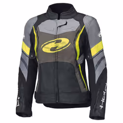 Held Baxley Top imperméable dames moto textile veste, noir-jaune, taille 2XL pour Femmes