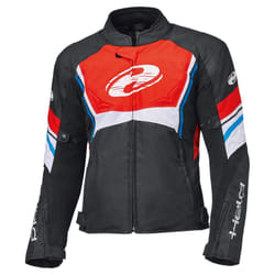 Held Baxley Top Veste textile de moto imperméable, noir-rouge-bleu, taille 3XL pour Hommes