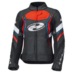 Held Baxley Top imperméable dames moto textile veste, noir-rouge-bleu, taille 2XL pour Femmes