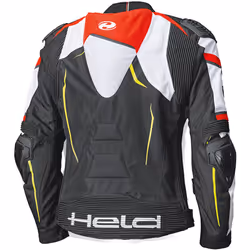 Held Safer SRX Veste textile moto, noir-blanc-rouge, taille XL pour Hommes