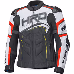 Held Safer SRX Veste textile moto, noir-blanc-rouge, taille S pour Hommes