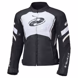 Held Baxley Top Veste textile de moto imperméable, noir-blanc, taille 4XL pour Hommes