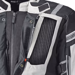 Held Hakuna II imperméable dames motocycle textile veste, noir-gris, taille M pour Femmes